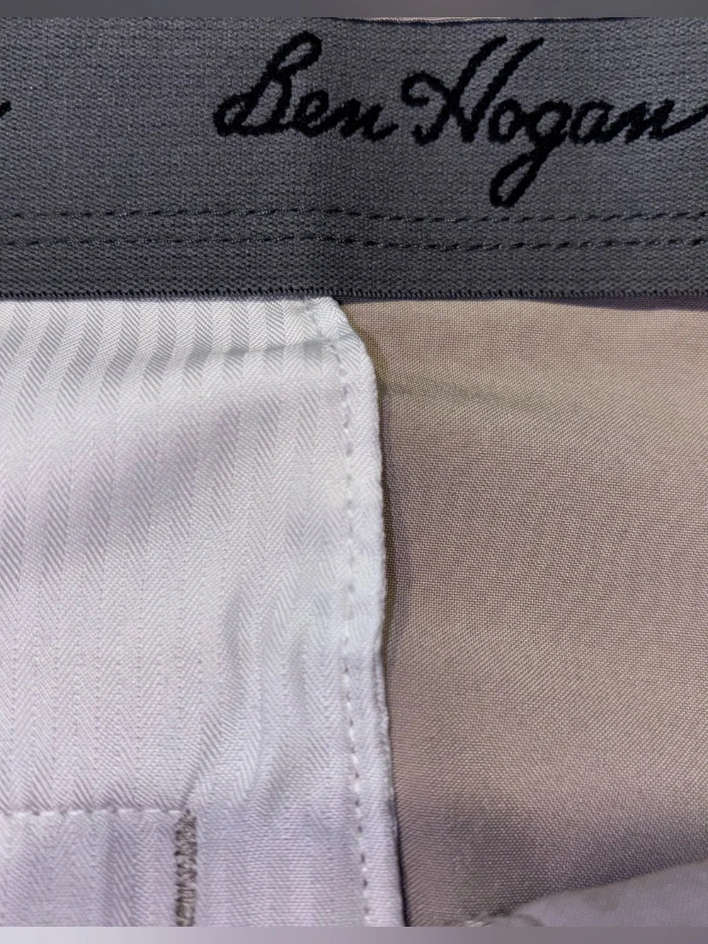 Ben Hogan Shorts Golf Performance MENS 46 LIGHTWEIGHT Khaki